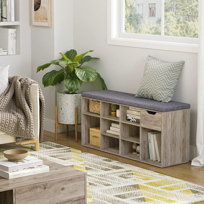 Cubby shoe storage bench online